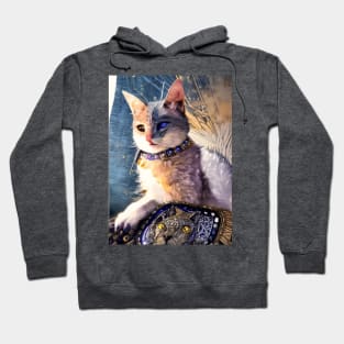 Fantasy knight kitten: Kido Hoodie